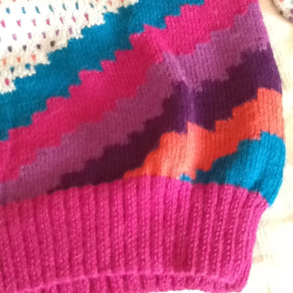 Alpaca turtleneck hand-knitted sweater sz M Peru - Picture 8 of 12